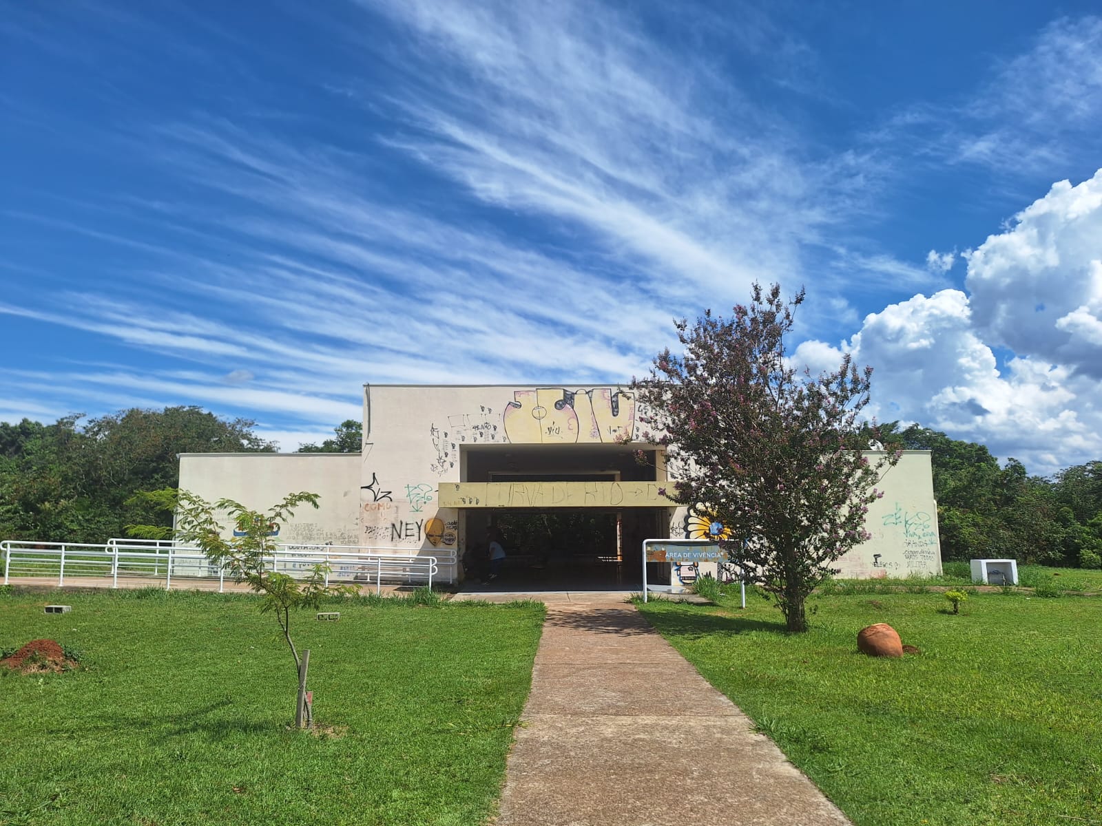 Foto da área de vivência.